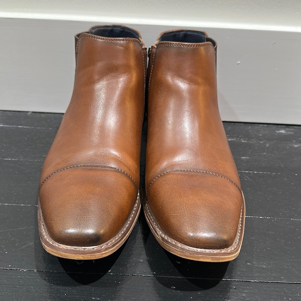 Freeman side zip dress boots.